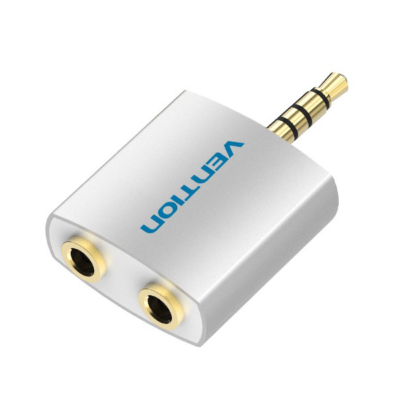 Vention 4 Pole 3.5mm Male to 2*3.5MM Female Converter – VEN-BDAW0